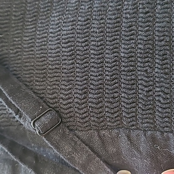 Old Navy Black Linen Blend Wide-Leg Jumpsuit - Picture 7 of 8